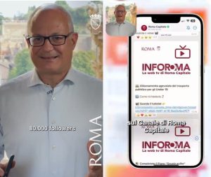 Grande successo per il canale whatsapp del Comune di Roma: 100mila iscritti in una settimana