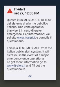 It-Alert nel Lazio, in messaggio test "spaventa" i cittadini. Sui social: "Siamo saltati in aria"