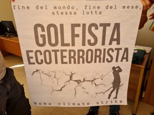 La polizia sventa un blitz ambientalista alla Ryder Cup