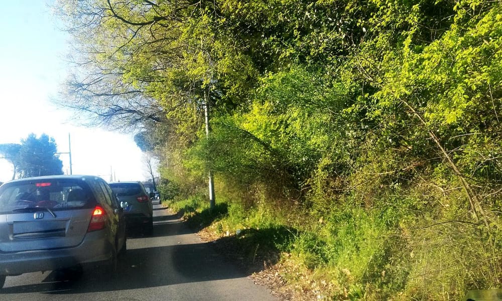 Una settimana di lavori sulla Flaminia. Incubo traffico da bollino rosso