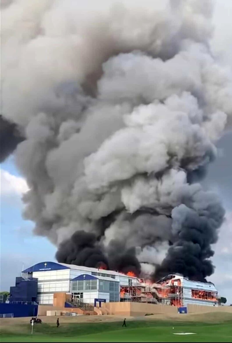 Ryder Cup, il giorno dopo il maxi incendio al Marco Simone: indaga la procura. Si valuta ipotesi dolosa