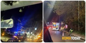 Incidente via Casilina: scontro auto-moto, ferita una 35enne