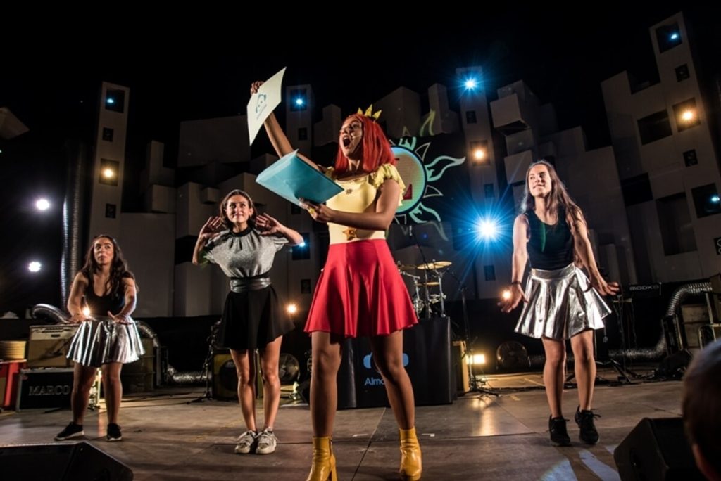 Lucilla a MagicLand per lo show di Halloween