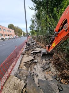 Roma nord si rifà il look: lavori all'ombra di Ponte Milvio