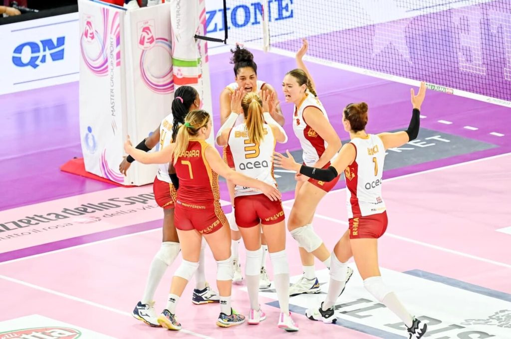 A1. La Roma Volley Club torna da Firenze con un punto: contro Il Bisonte una maratona di quasi 3 ore