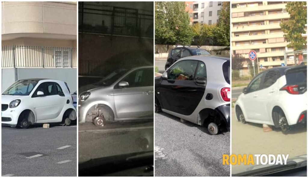 La banda del pit stop che cannibalizza le auto di Roma sud est