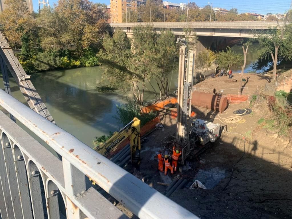 Lavori Ponte di Ferro, sopralluogo per verificare l'andamento dei cantieri