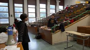 VIDEO | Giulia Cecchettin, il “minuto di rumore” degli studenti in occupazione de La Sapienza