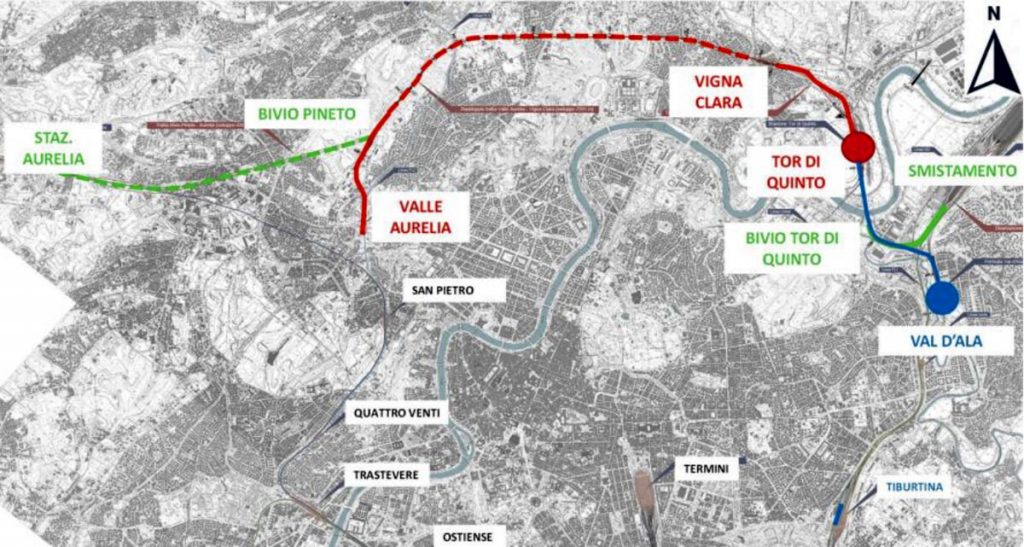 Per la chiusura dell’anello ferroviario di Roma mancano i fondi