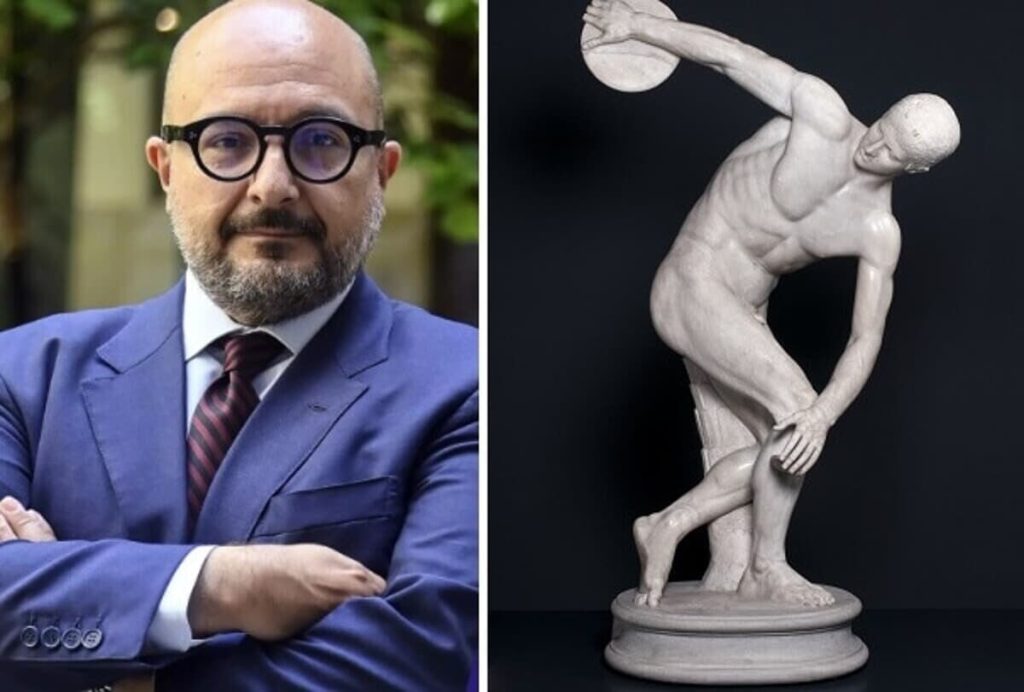 Discobolo, Sangiuliano incontra l'ambasciatore tedesco: "È nostro ci va restituita anche la base"