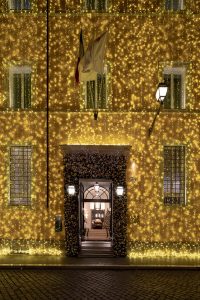 Accensione delle luminarie natalizie in via Ripetta