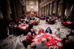 Il grande pranzo di Natale di Sant’Egidio