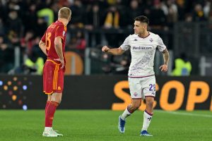 Roma-Fiorentina 1-1: Lukaku gol e rosso, Martinez Quarta ferma i giallorossi
