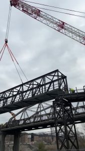 VIDEO | Il varo della passerella al Ponte di Ferro