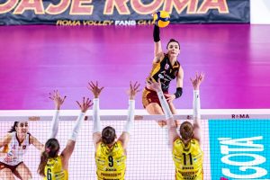 Quanto sei bella Roma! Per l’Aeroitalia SMI punto d’oro contro le campionesse di Conegliano