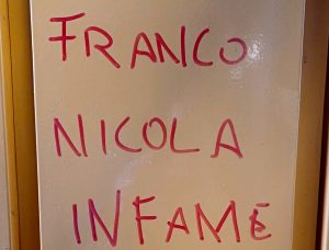 "Franco Nicola infame", minacce al minisindaco a due passi dai suoi uffici di Tor Bella Monaca