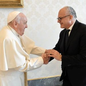 Rocca e Gualtieri da Papa Francesco: "Un incontro di grande ispirazione"