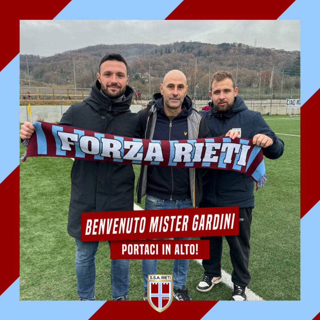 Ufficiale il nuovo allenatore dell'Amatrice Rieti, è Aldo Gardini