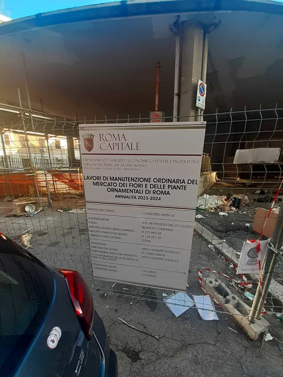 Ex Mercato dei Fiori: lavori in corso, ma la riqualificazione resta lontana