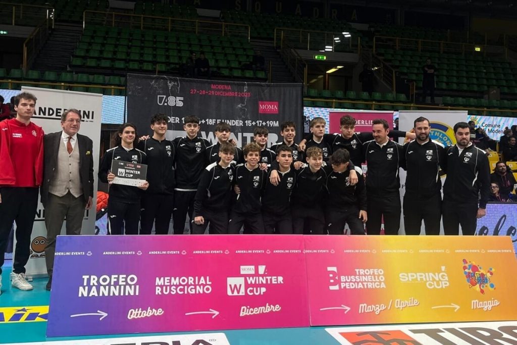 Marino Pallavolo, l’under 15 maschile fa il bis alla “Winter Cup” e si qualifica al “Brugnara”
