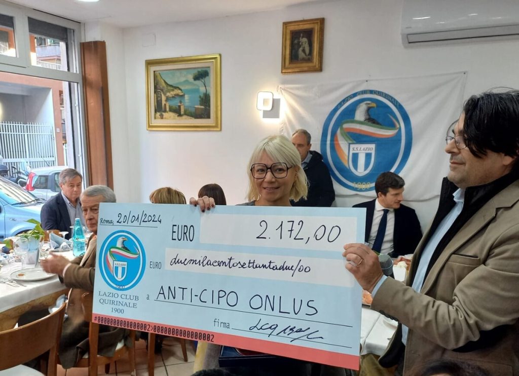 Il Lazio Club Quirinale a sostegno della ricerca
