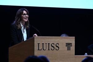 L'inaugurazione dell'anno accademico della Luiss con Paola Cortellesi