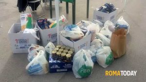 La raccolta alimentare per le famiglie del municipio XII e XIV