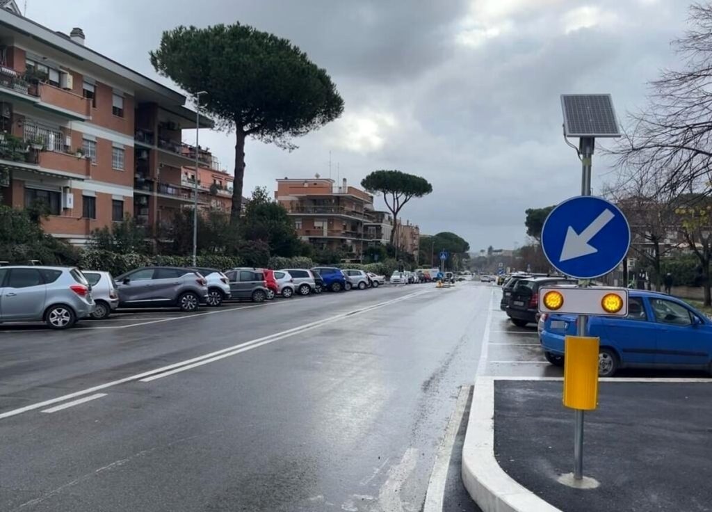 Portuense, ridisegnata via Frattini: aumentano i posti auto e diminuisce la velocità