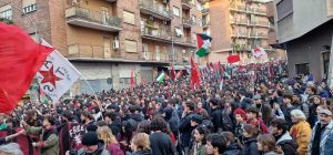 Valerio Verbano, durante il corteo bruciato fantoccio di Giorgia Meloni. Indagini della Digos
