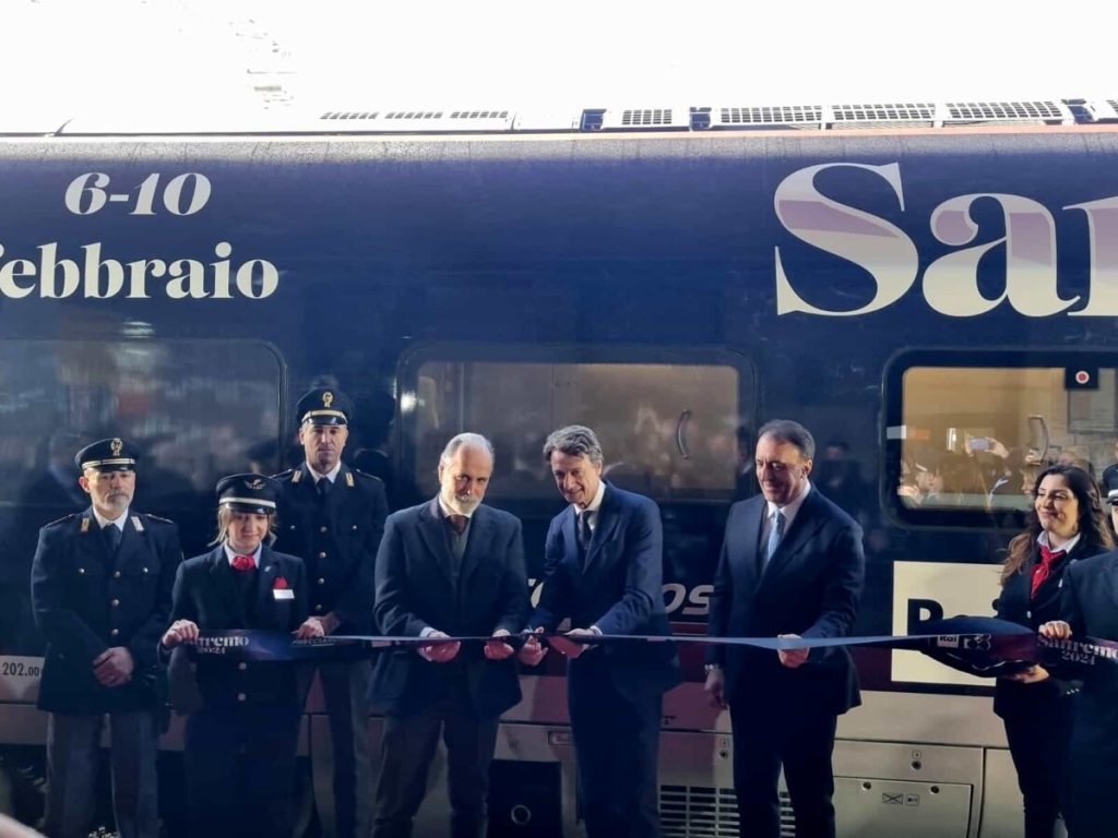 Da Termini il treno speciale per il Festival di Sanremo. A bordo Delogu e Stokholma