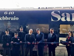 Da Termini il treno speciale per il Festival di Sanremo. A bordo Delogu e Stokholma