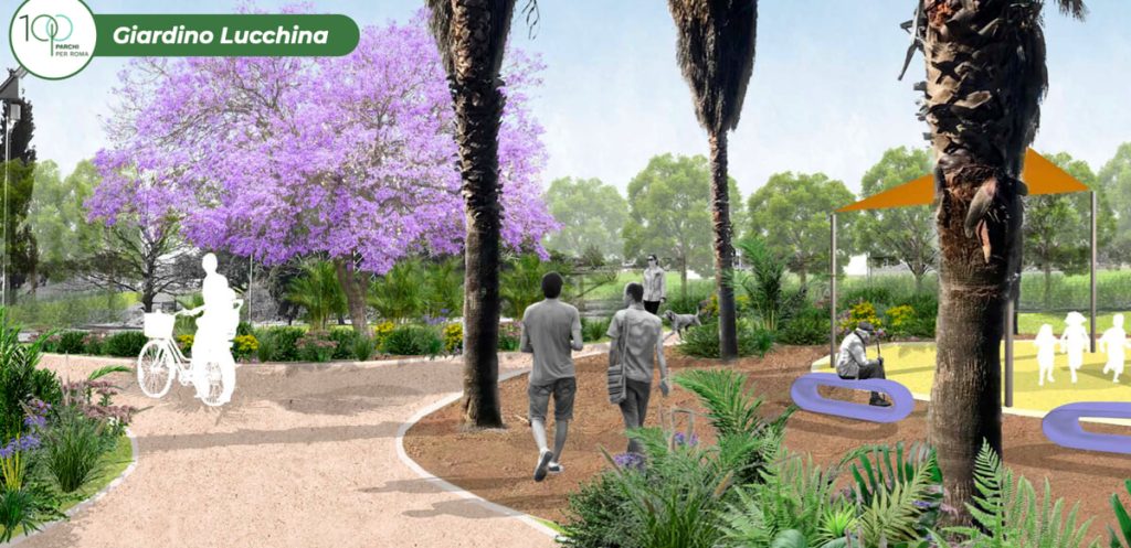 La riqualificazione del Giardino Lucchina passa dal progetto 100 parchi