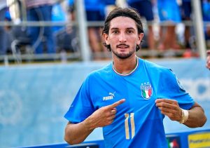 Marco Giordani saluta il Montespaccato per un po', rappresenterà l'Italia ai Mondiali di Beach Soccer