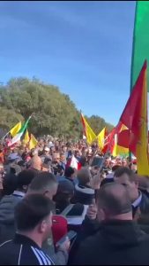 Trattori a Roma, agricoltori in corteo al Circo Massimo: "Grano nostro oro"
