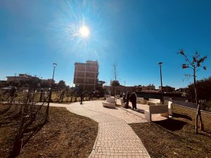 Una nuova piazza verde per il quartiere australiano