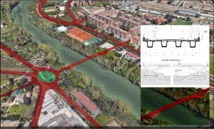 Un ponte ciclopedonale da Magliana a Valco San Paolo: il progetto torna al vaglio del Campidoglio