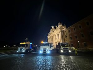 Finiti i lavori stradali a piazza San Giovanni. Ora possono partire i cantieri per il Giubileo