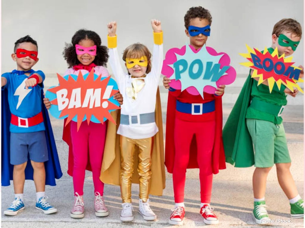 Spettacolo teatrale di Carnevale per bambini "Piccoli Supereroi" con merenda