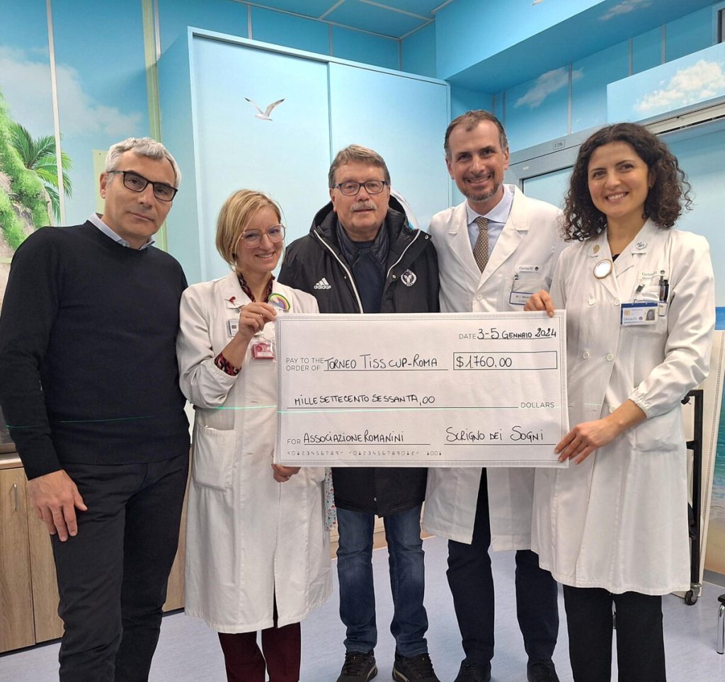 La Boreale per il sociale: il club di Serie D fa una donazione all'Ospedale Gemelli