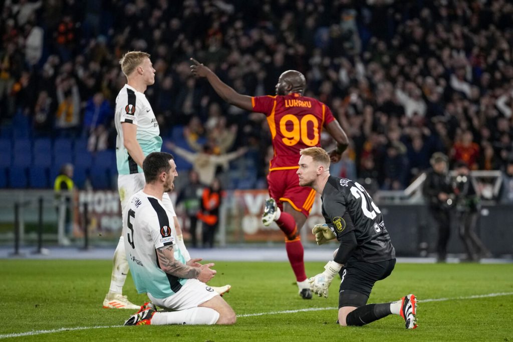 Roma-Brighton 4-0: Lukaku una furia, Celik prezioso