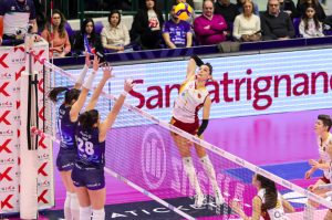Bici meglio di Egonu: la Roma Volley Club conquista un punto d’oro contro Milano