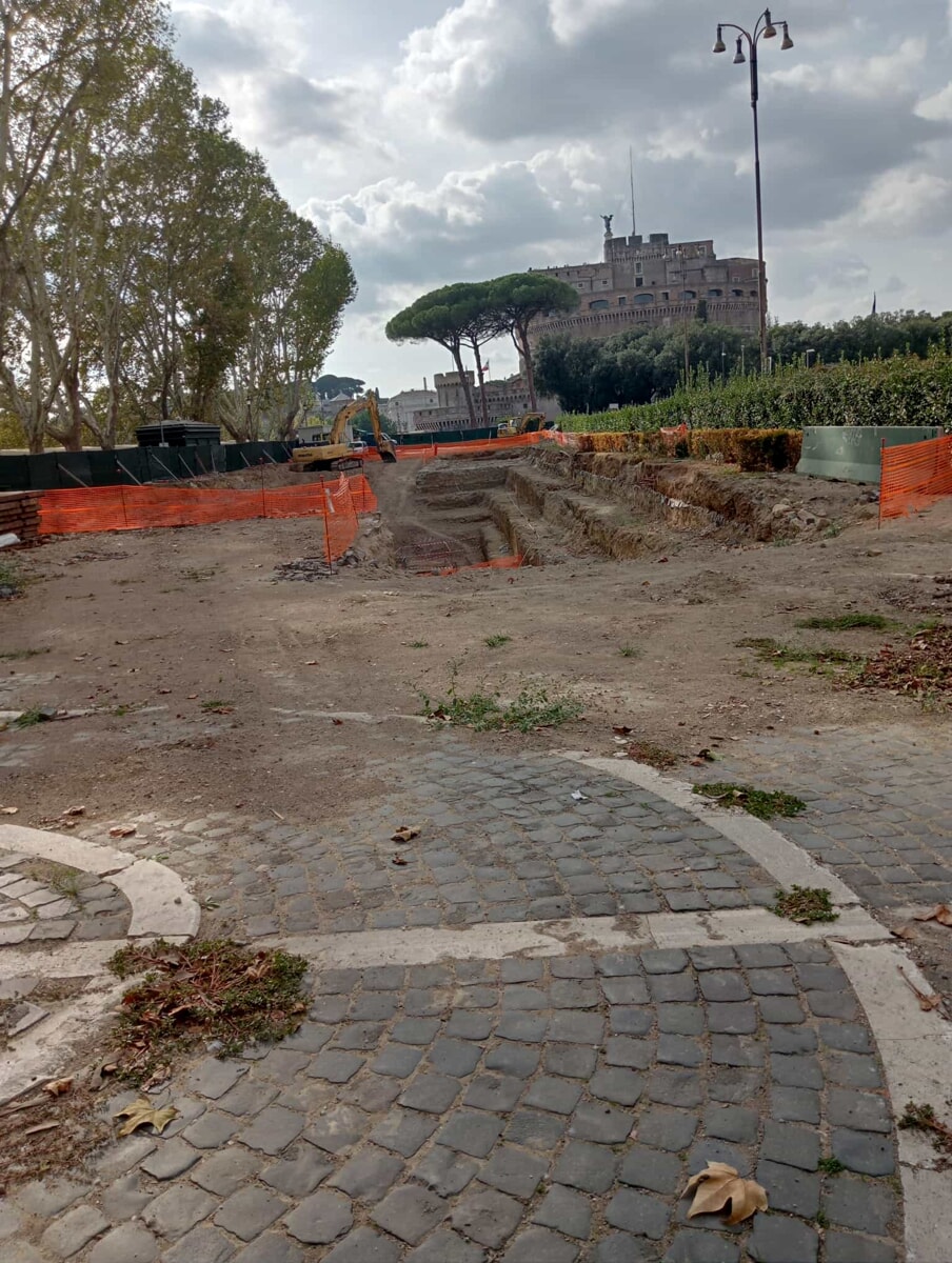 Castel Sant’Angelo, c'è un cantiere che preoccupa il municipio: "Il Campidoglio rinunci al parcheggio interrato"
