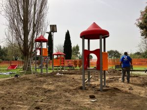 Avviati i lavori di riqualifica all'area ludica del Parco Francesco Salerno