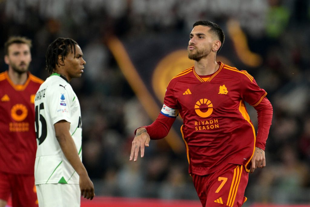 Roma-Sassuolo 1-0: Pellegrini ispirato, Aouar timido