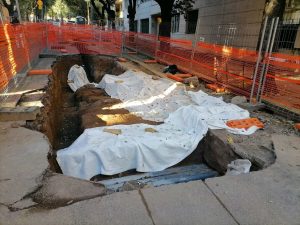 Via Salaria, emergono altri resti di epoca romana durante gli scavi di Italgas