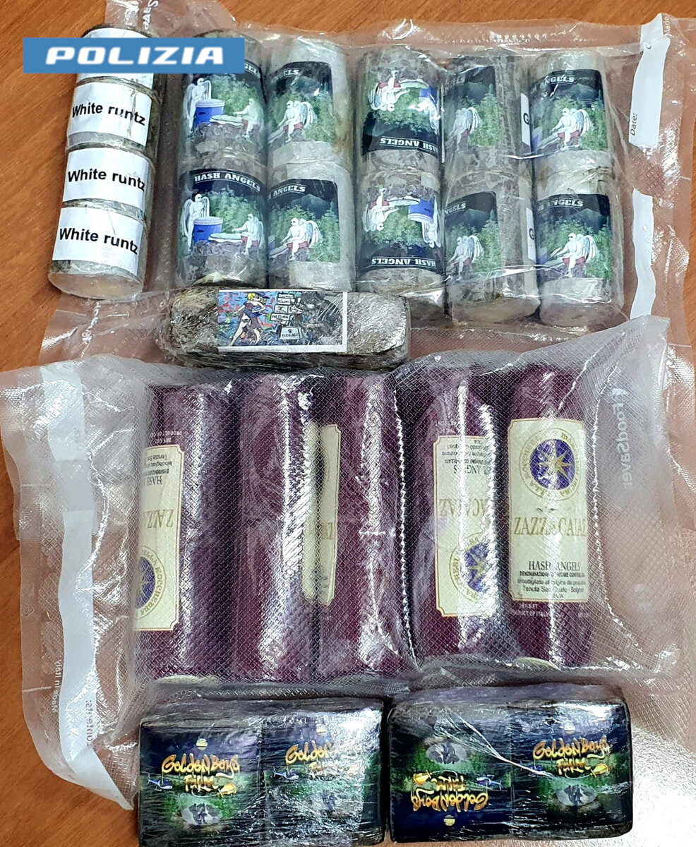 Tivoli Terme, arrestato pluripregiudicato per spaccio. Sequestrati oltre 7 kg di droga tra cocaina, hahish e marijuana
