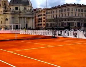 Internazionali di tennis a Roma, tutto pronto per i match a piazza del Popolo