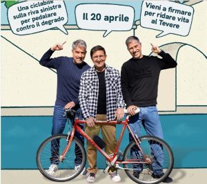 “Aridatece la riva sinistra”: partita la campagna per una ciclabile contro il degrado