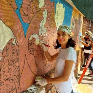 Inaugurazione murales di Debora Diana "2 giugno 1946 - Il primo voto delle donne"