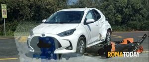 Incidente sulla Litoranea: scontro auto-moto, grave un 25enne